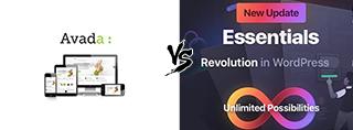 Avada theme vs Essentials vergelijking