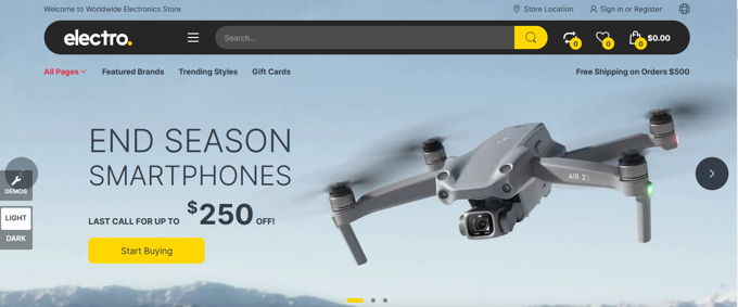 Electro Beste Shopify Themes [2025]