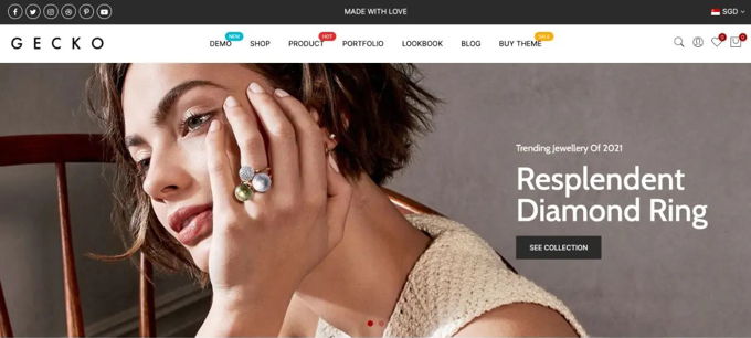 Gecko Beste Shopify Themes [2025]