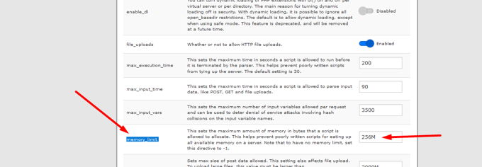 Geheugenlimiet WordPress verhogen met Cpanel Geheugenlimiet WordPress verhogen met Cpanel