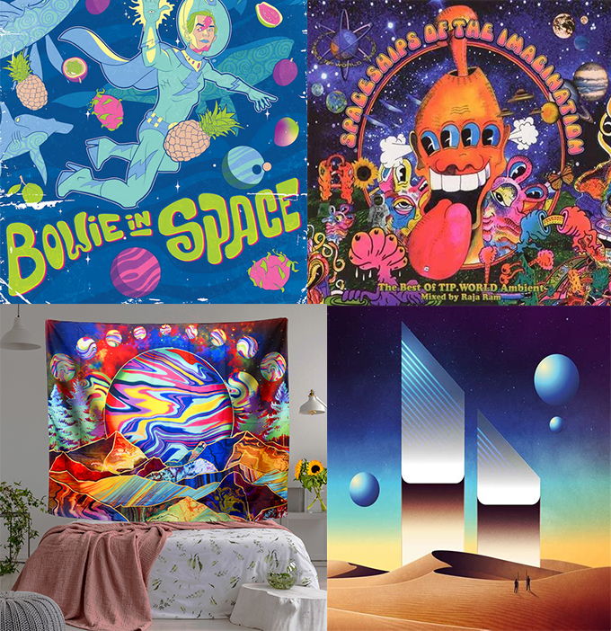 Grafisch design trends [2025] 90s psychedelia [2025]