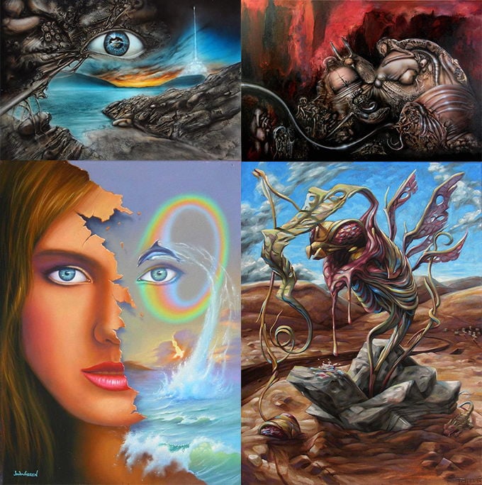 Grafisch design trends [2025] Airbrush surrealism