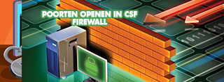 Poorten openen in CSF Firewall