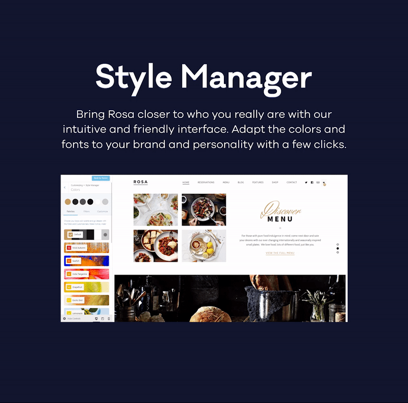 Beste Wordpress Restaurant theme lay-outs Beste Wordpress Restaurant theme lay-outs