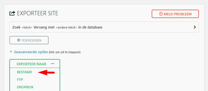 Wordpress exporteren 2 Wordpress exporteren 2