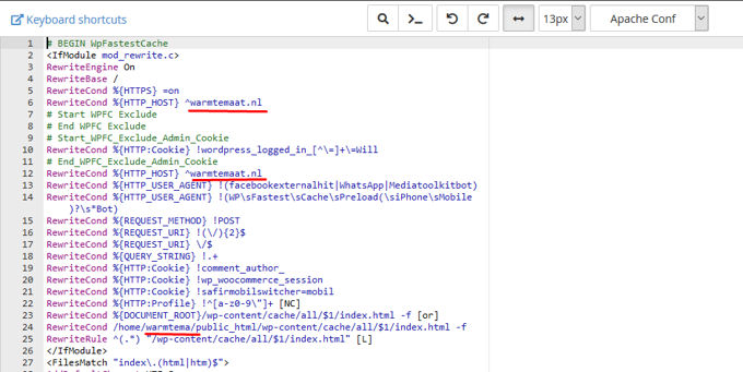 htaccess aanpassen htaccess aanpassen